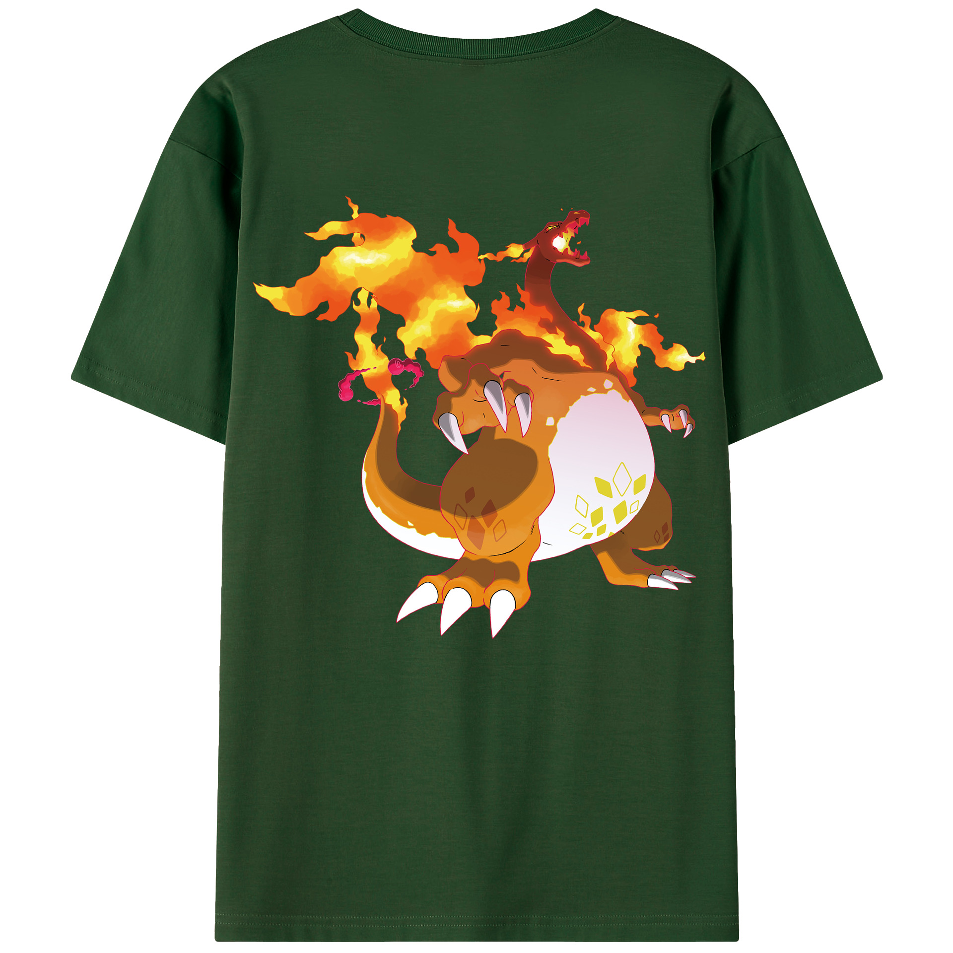 （画像用） ポケットモンスター Pokémon 綿100％半袖Tシャツ（背面プリント）